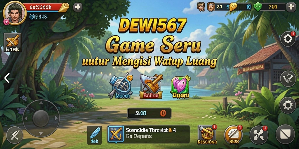 Tampilan gameplay menarik dari DEWI567 yang memikat hati.