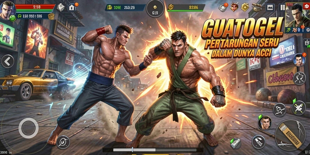 Gameplay mendebarkan GUATOGEL dengan aksi intens.