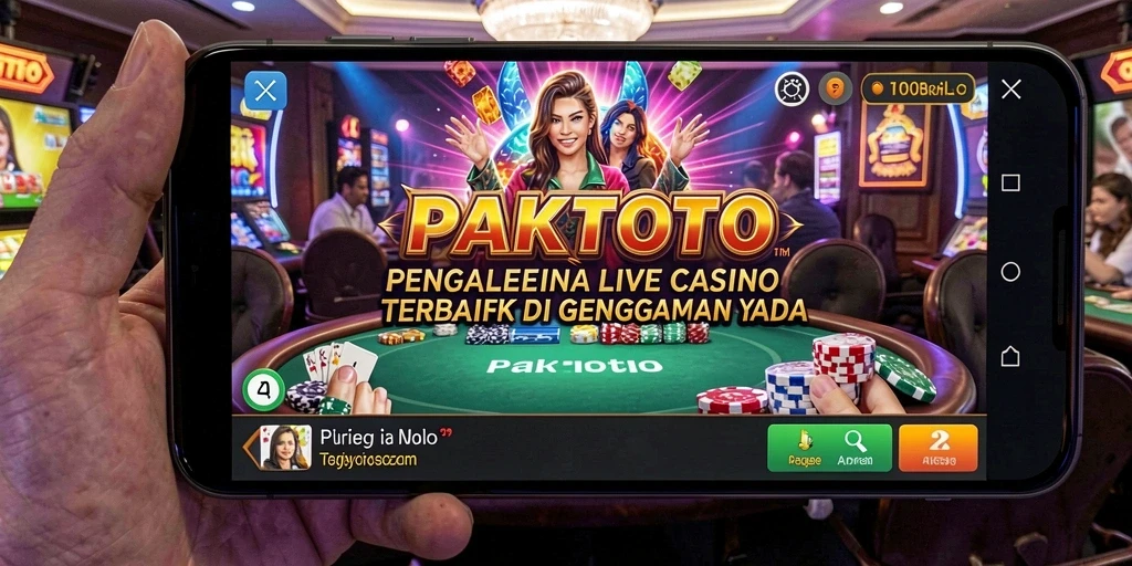 Screenshot gameplay PAKTOTO yang menampilkan interaksi dealer dan pemain.