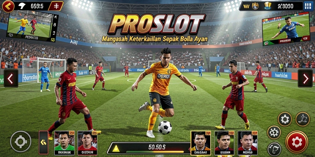 Gameplay PROSLOT menunjukkan serunya menjadi pelatih sepak bola.