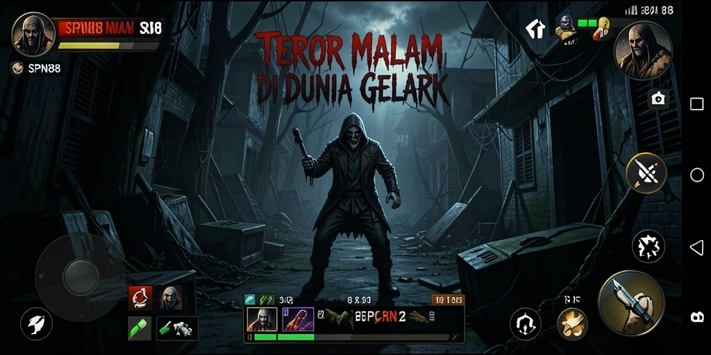 Screenshot menampilkan suasana mencekam dalam game SPN88.