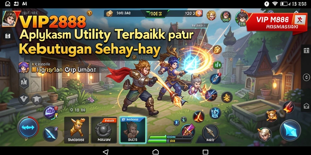 Tampilan screenshot VIP288 yang menampilkan berbagai fitur Utility.